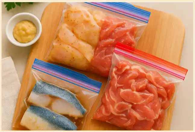「基本の下味冷凍レシピ（鶏・豚・魚）」のH2画像