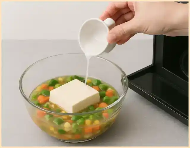 片栗粉をかける