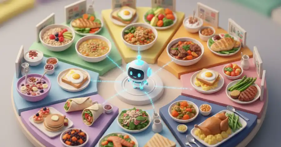 AIが考えた「1週間の献立」
のイメージ画像